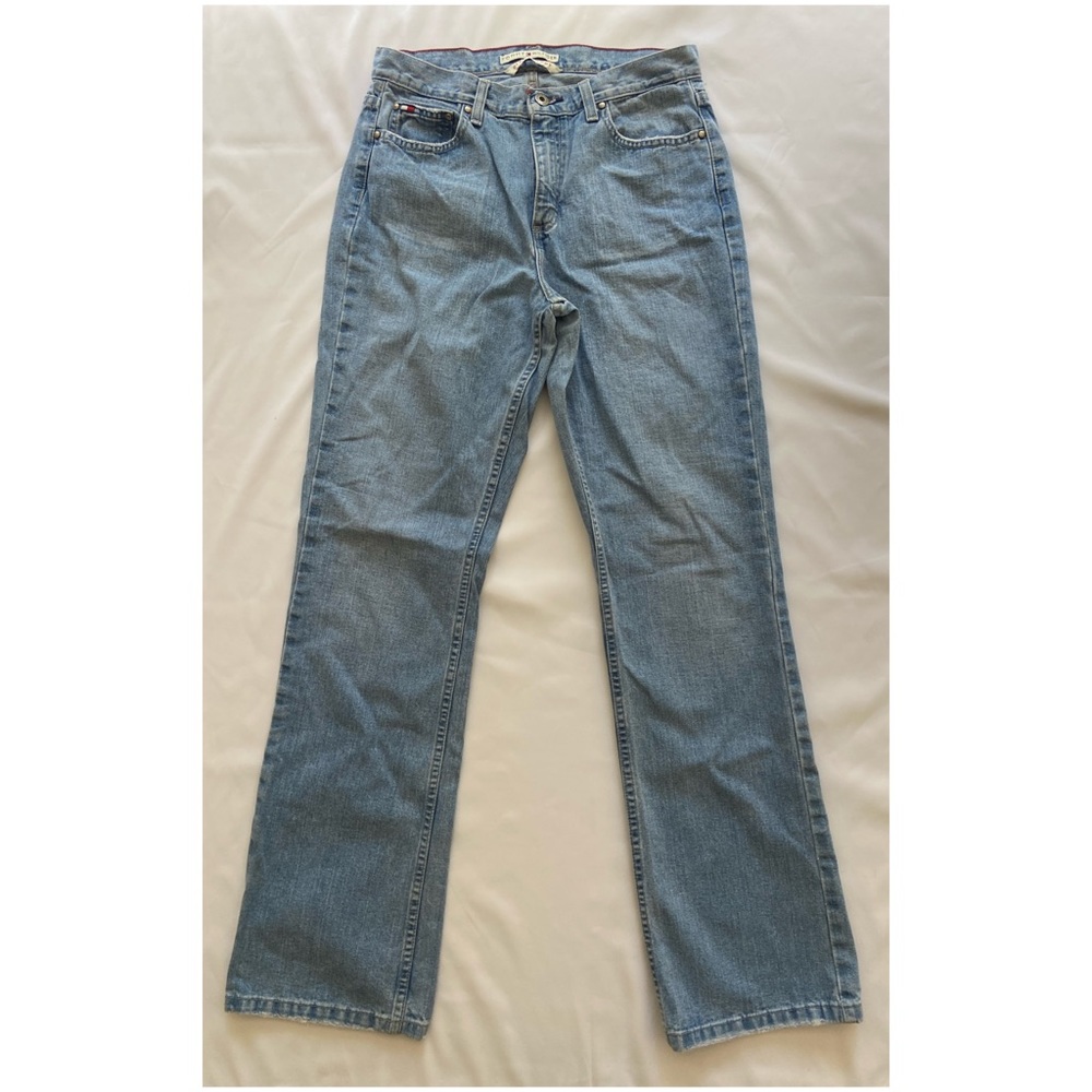 Vintage Tommy Hilfiger Bootcut Light Blue Jeans 8
